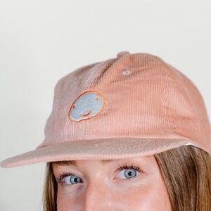 Smiley Guy Hat - Corduroy- ORANGE
